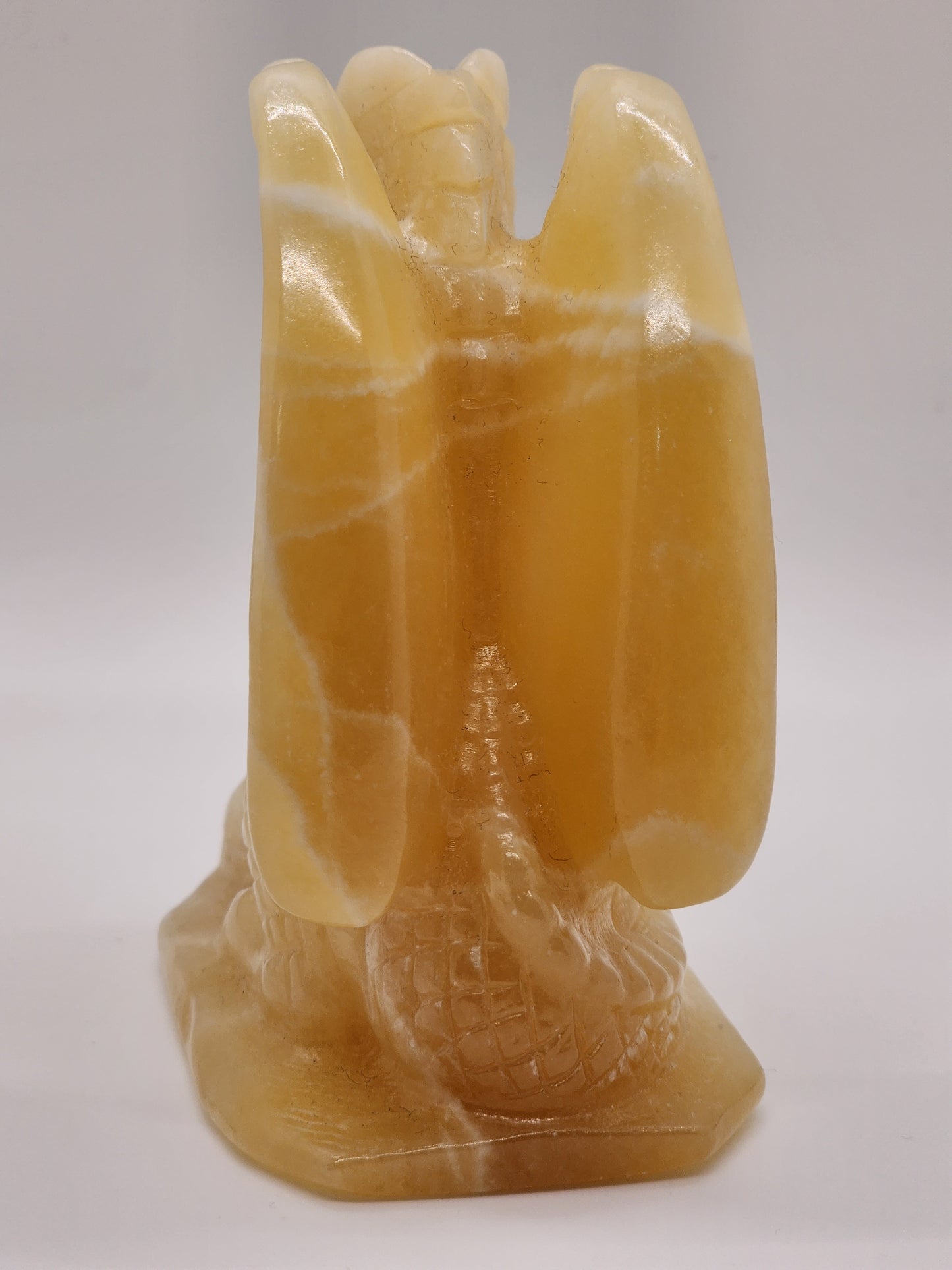 *RARE* Natural Yellow Calcite Dragon