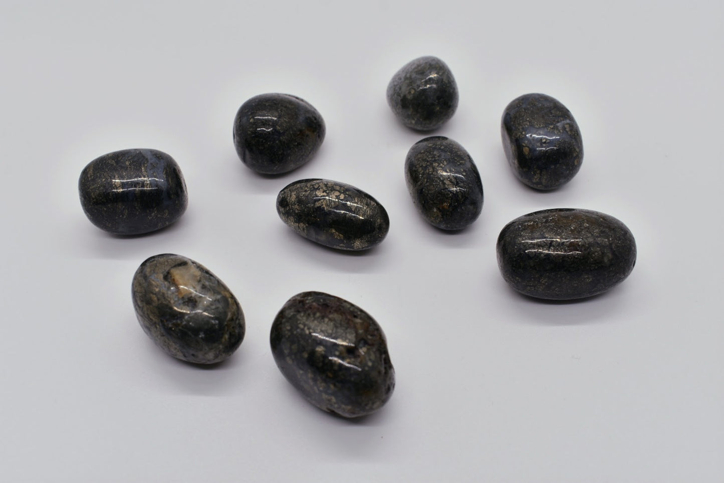 Mixed Pyrite Agate Tumble