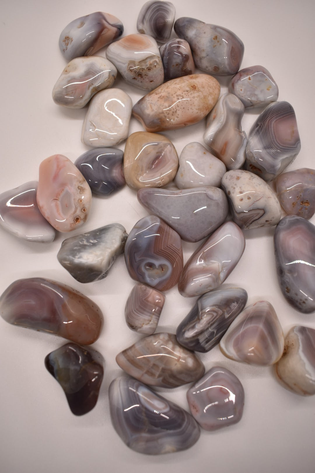 Pink Botswana Agate Tumble