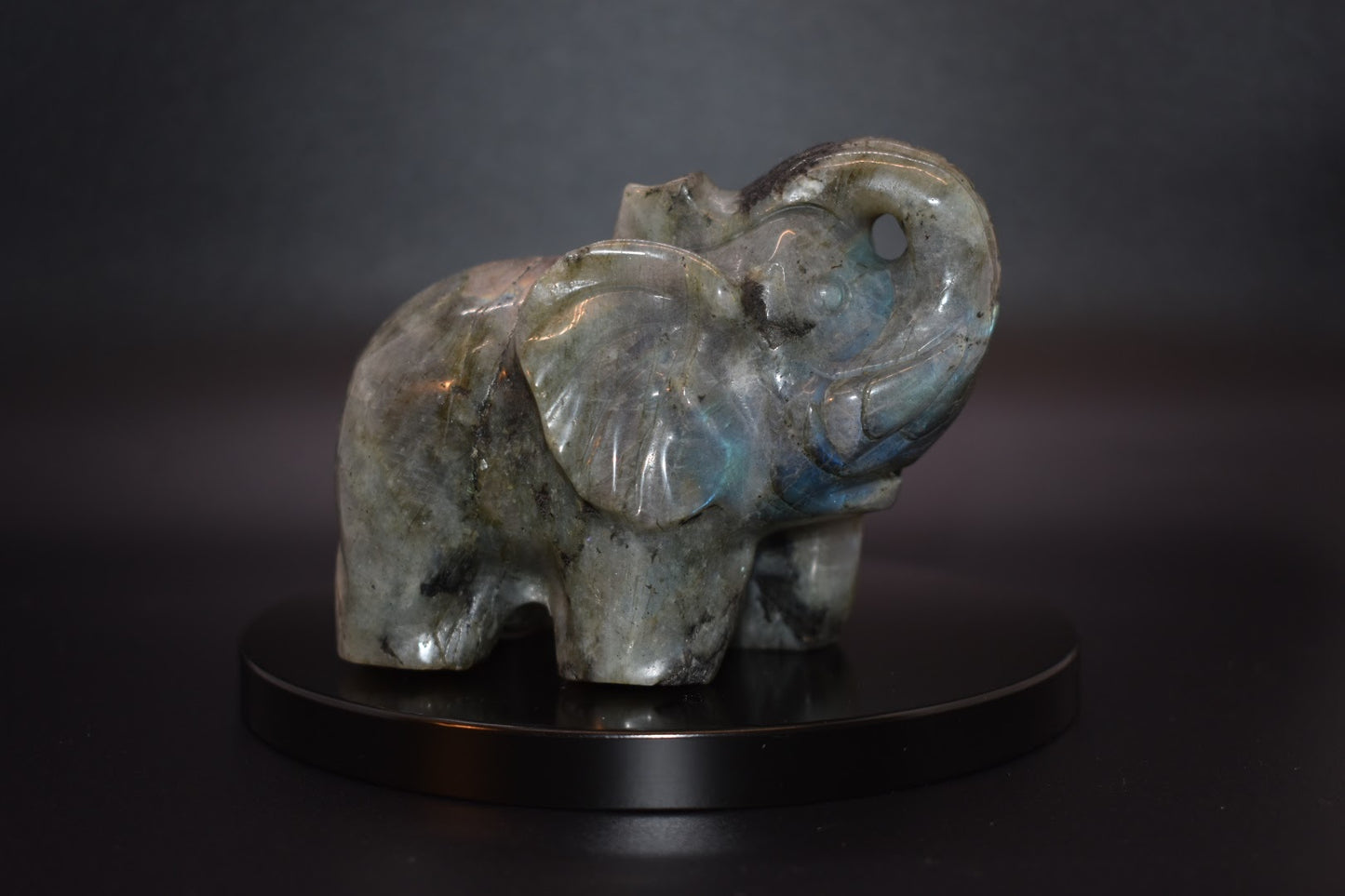 Labradorite Carved Elephant