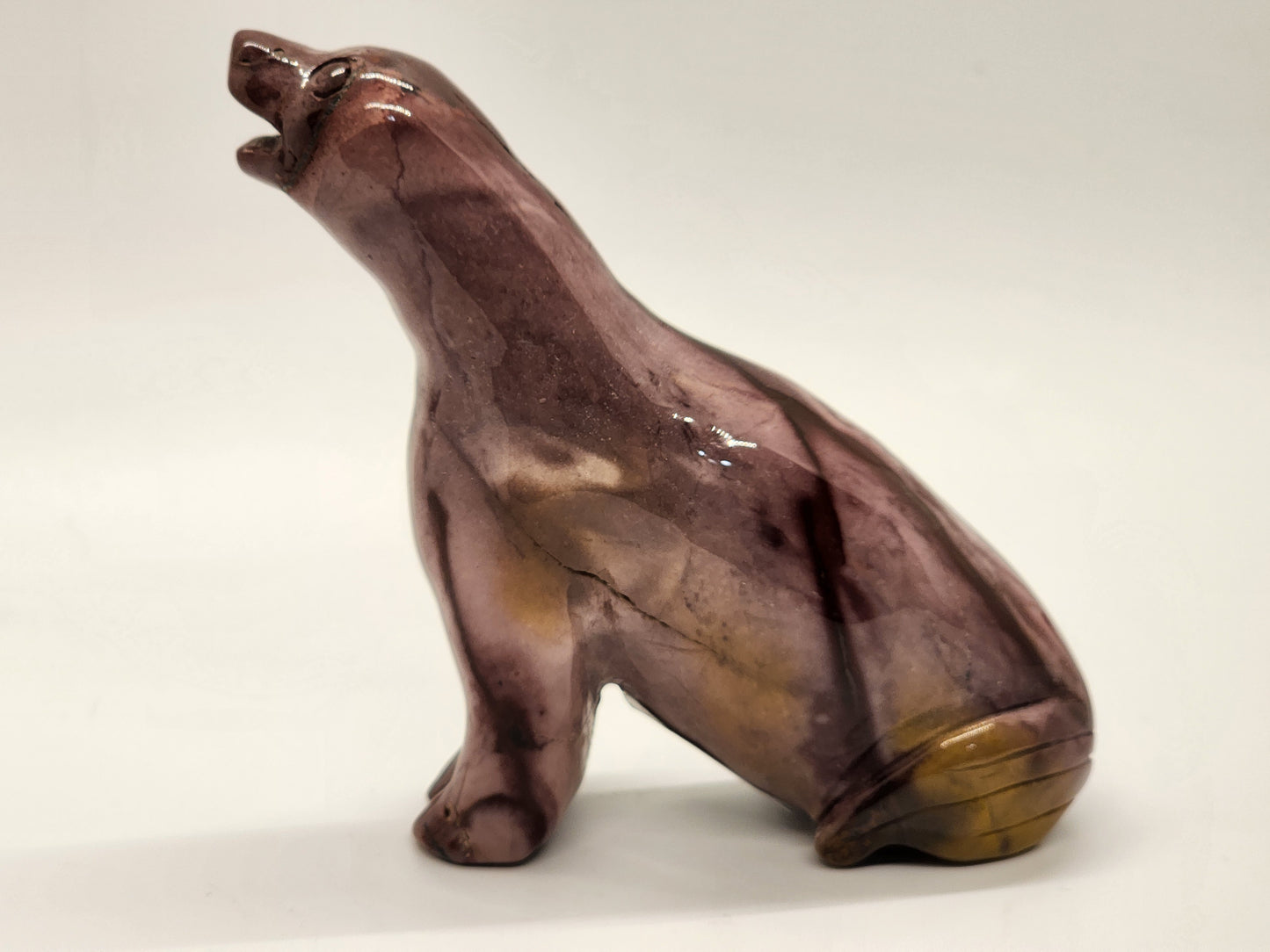 Hand-carved Mookaite Seal