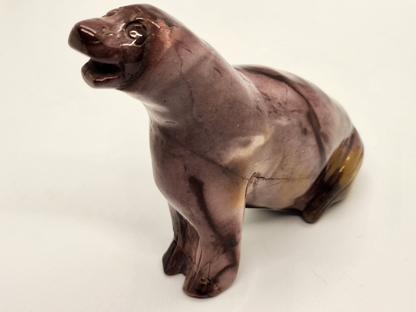 Hand-carved Mookaite Seal