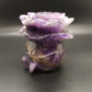 Amethyst Rose Statement Carving