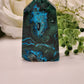 *RARE* Chrysocholla Malachite Point (Tower)